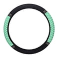 thumbnail image 1 of Bling Steering Wheel Cover Soft Leather, 15 Inch Colorful Rhinestones Auto Elastic Protector with Diamond for Women Girls, Car Accessories for Most Cars, SUVs, 1 of 7
