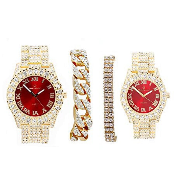 *NEW* KING AND QUEEN MATCHING WATCH SET Couple Watch Pair - King and Queen Watch - Watches for Men  main image 2