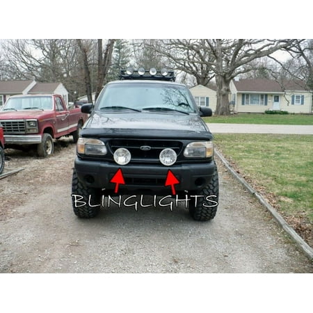 BlingLights BL-331 6" 110w H3 Halogen Off-Road Light Bar fits Ford Explorer 2 Pieces