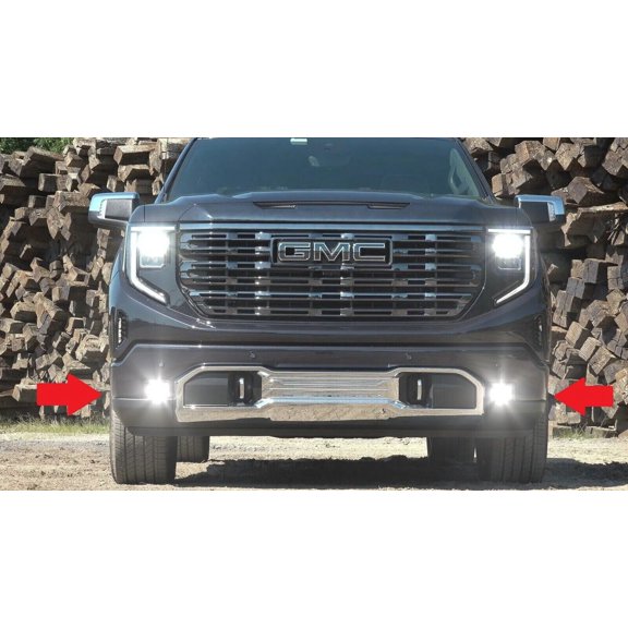 BlingLights Brand Fog Lights compatible with 2022 2023 GMC Sierra 1500