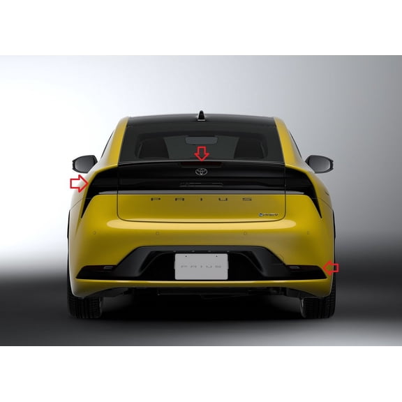 BlingLights Brand Tinted Taillight Film Covers for 2022-2025 Toyota Prius XW60