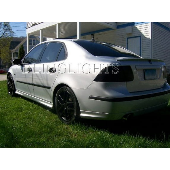 BlingLights Saab 9-3 Tinted Smoked Automotive Light Covers