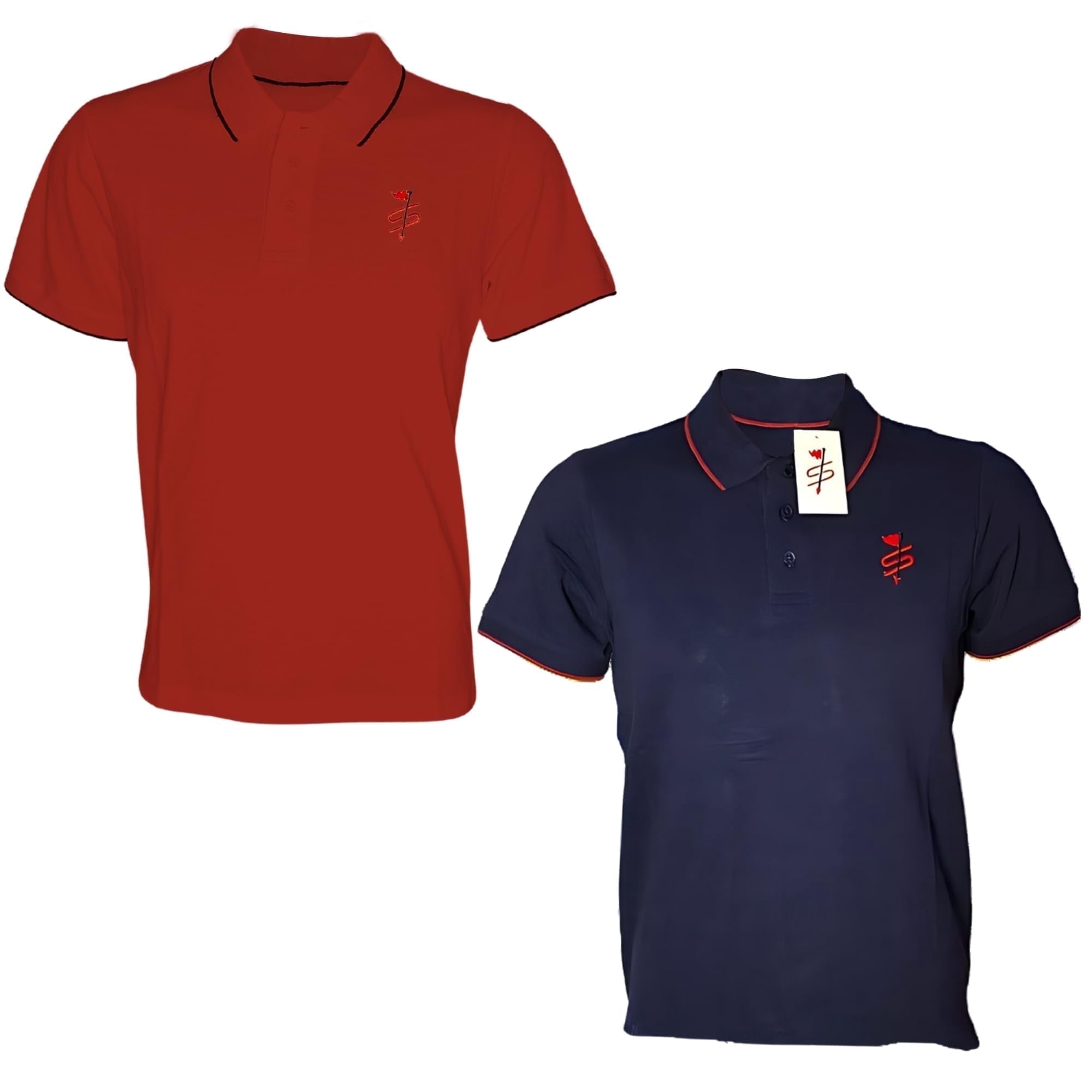 BlingShot Men's Polo Shirt - Cotton Polo Shirts for Men with Short ...