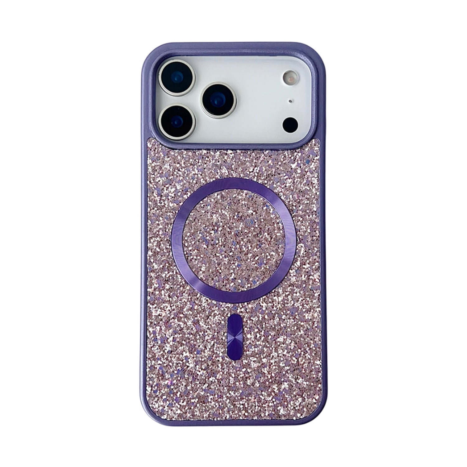 Blinged Case with Magsafe for iPhone 17 Pro - White