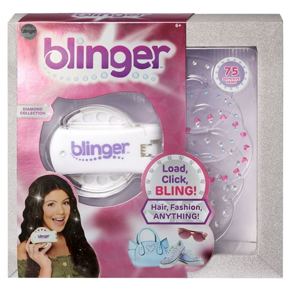 Blinger Diamond Collection Glam Styling Tool - Load, Click, Bling! Hair, Fashion, Anything!