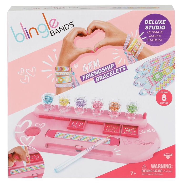 Blingle Bands, DIY Gem Friendship Bracelet Kit, 8 Band Deluxe