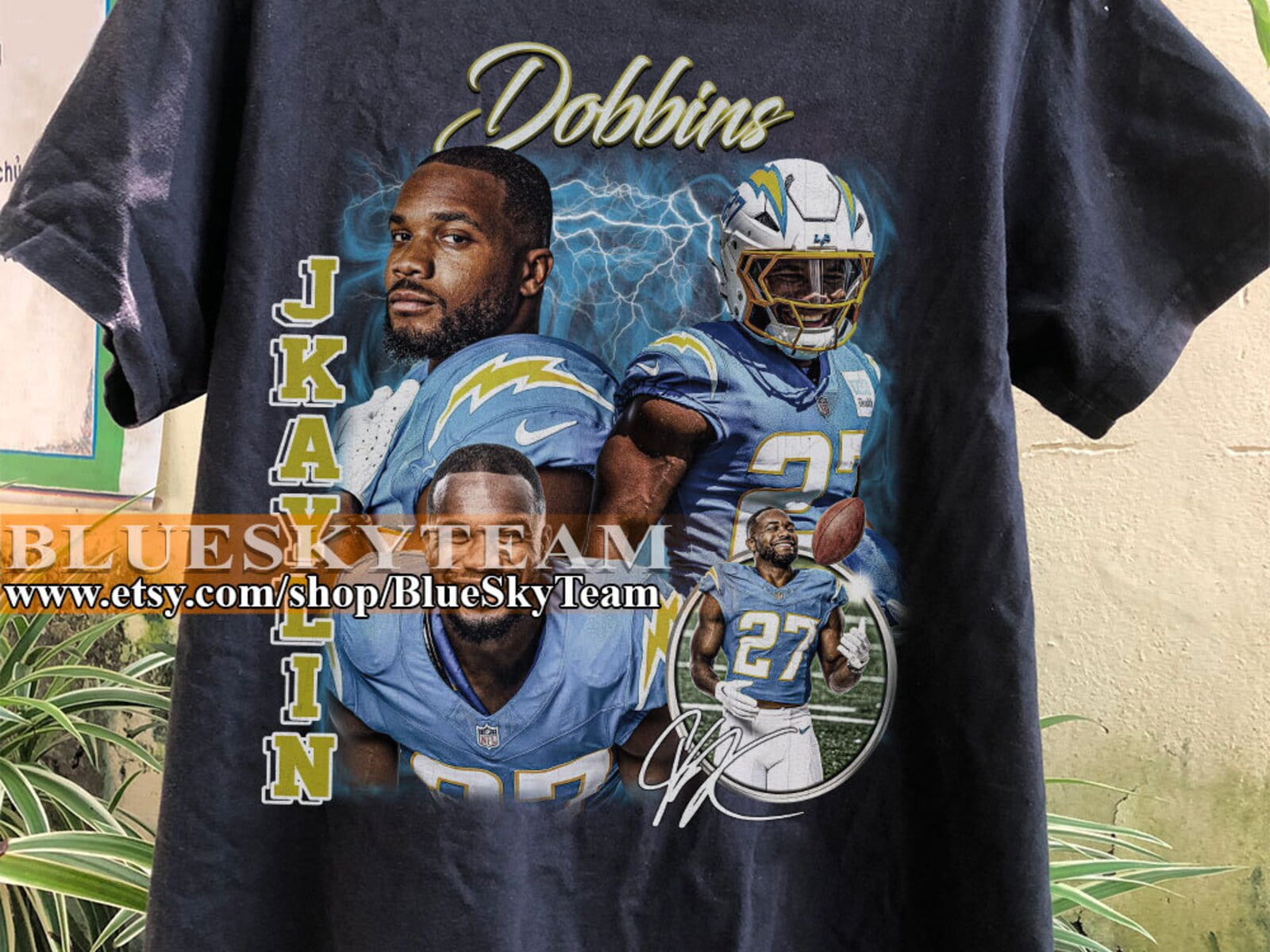 Vintage Graphic Style J.K. Dobbins TShirt, J.K. Dobbins shirt, Vintage