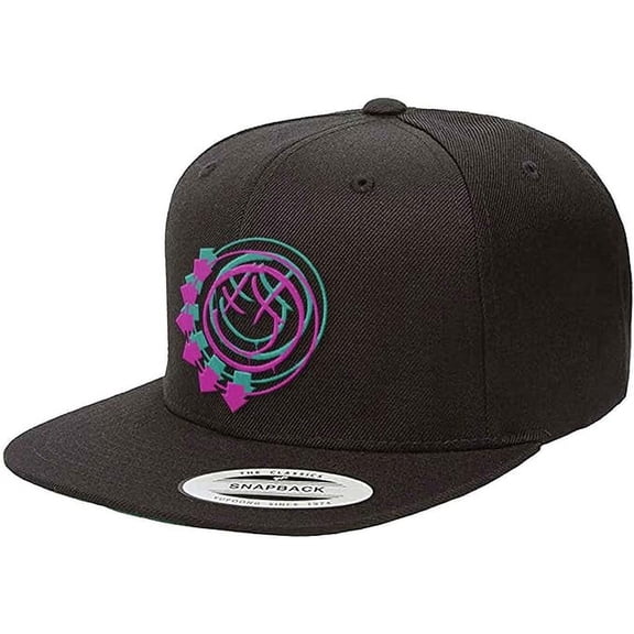 Blink-182 Double Six Arrow Snapback Hat Black | Officially Licensed Merchandise