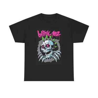 Blink 182 Graphic T Shirt Vintage Punk Rock Unisex Heavy Cotton Tee