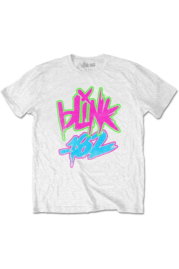 Blink-182 Kids T-Shirt: Neon Logo (5-6 Years)