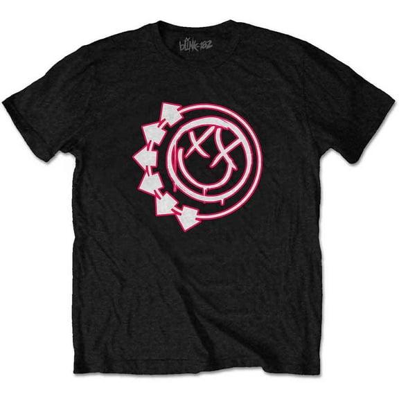Blink-182 Kids T-Shirt: Six Arrow Smiley (5-6 Years)