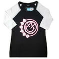 thumbnail image 1 of Blink-182 Ladies Raglan T-Shirt: Six Arrow Smiley (XXX-Large), 1 of 2