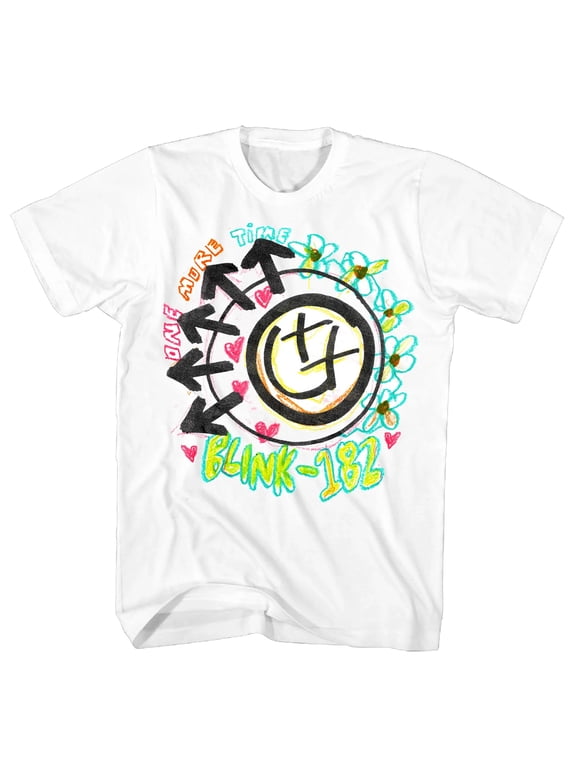 Blink 182 Men's White Crayon T-Shirt Small | Officially Licensed Merchandise