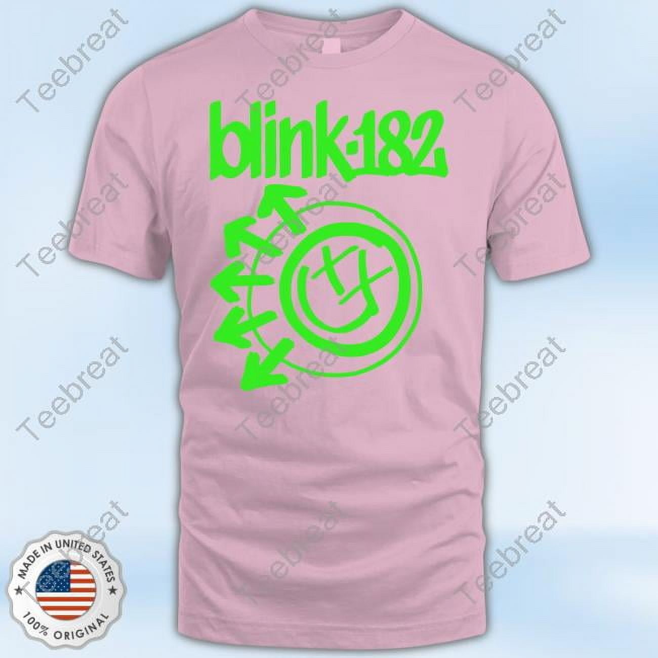 Blink182 Merch One More Time TShirt Shirt, Size Xl, Tee Light Blue New