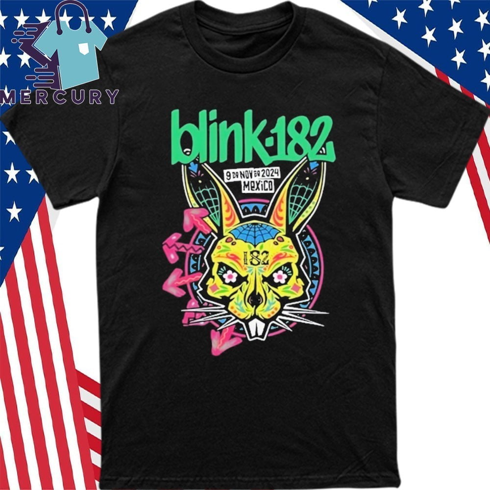 Blink 182 On Nov 9 2024 In Mexico City Shirt