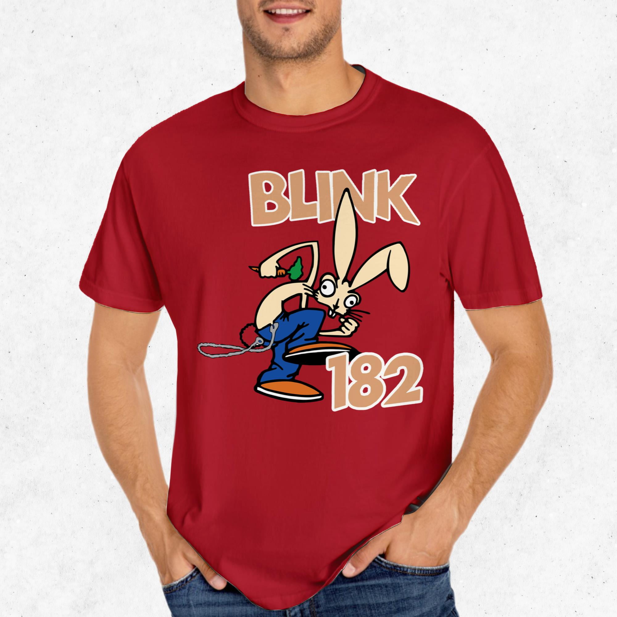 Blink 182 Rabbit Cartoon T-Shirt Unisex All Size - Walmart.com