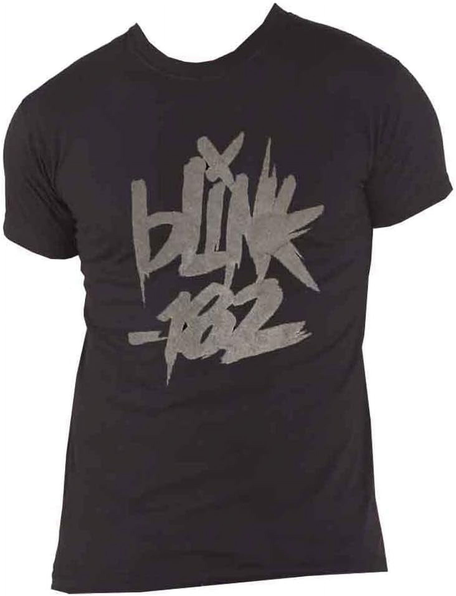 Blink-182 T Shirt Neon Hi-Build Band Logo Shirt, Size L, Tee Navy New ...