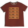 thumbnail image 1 of Blink-182 Unisex Ringer T-Shirt: Logo Repeat (Large), 1 of 4