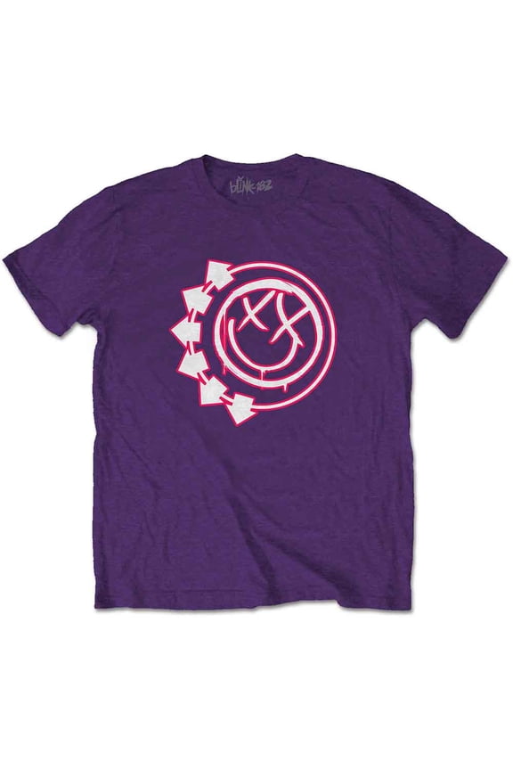 Blink-182 Unisex T-Shirt Six Arrow Smiley (X-Large)
