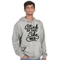 thumbnail image 1 of Blink If You Like Me Funny Sarcastic Unisex Fleece Graphic Zip Up Hoodie Brisco Brands 5X, 1 of 2