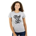 thumbnail image 1 of Blink If You Like Me Funny Sarcastic Womens Slim Fit Graphic Tee Brisco Brands L, 1 of 2
