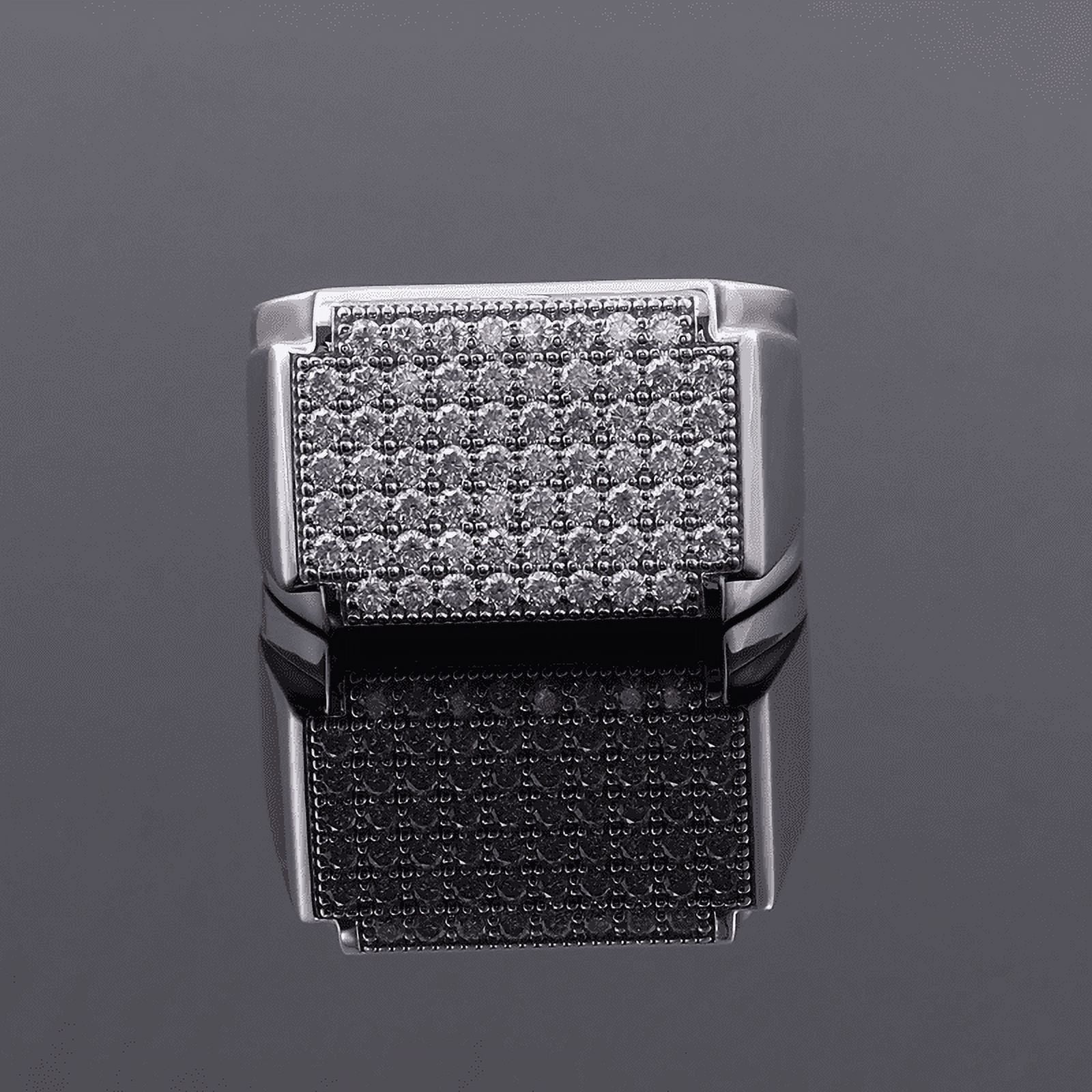 Blink Jewel 14K White Gold Over Rings 0.7 Ct Lab Round Cut Rings