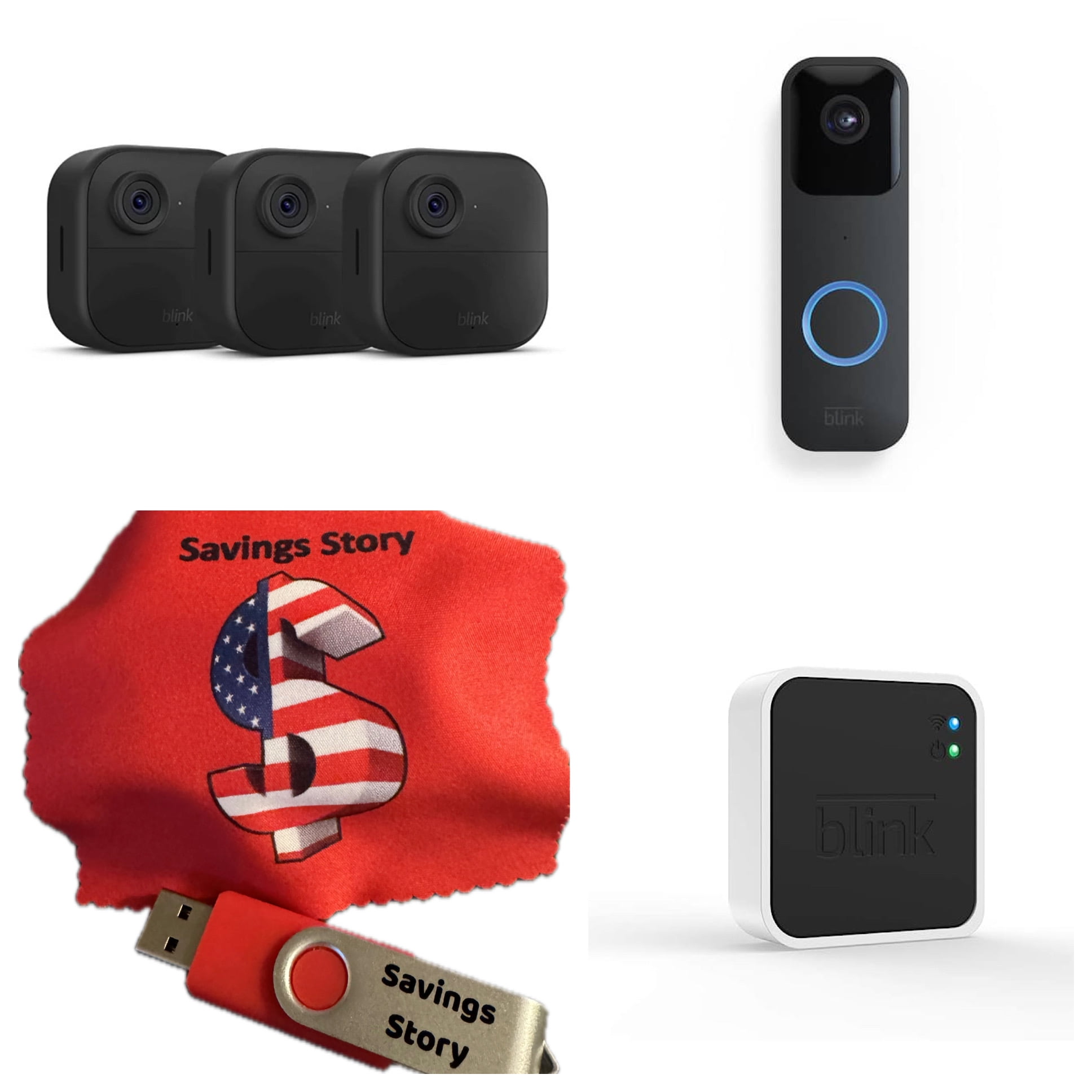 Blink camera to cheap sync module red