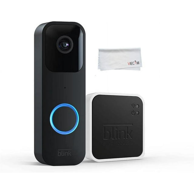 Blink Wireless Doorbell, Sync Module 2, HD Video, Alexa Enabled, VIECAM