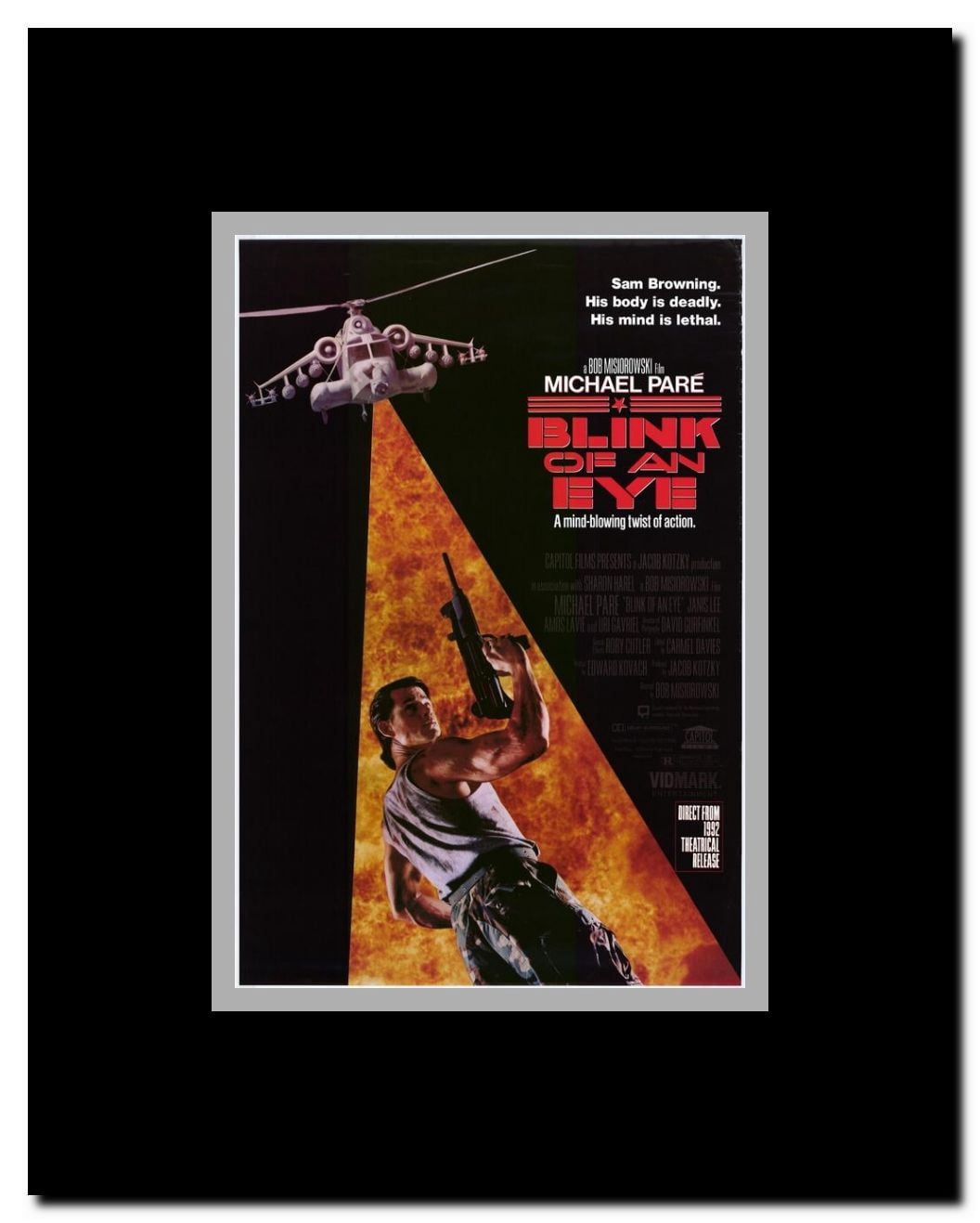 Blink of an Eye Framed Movie Poster