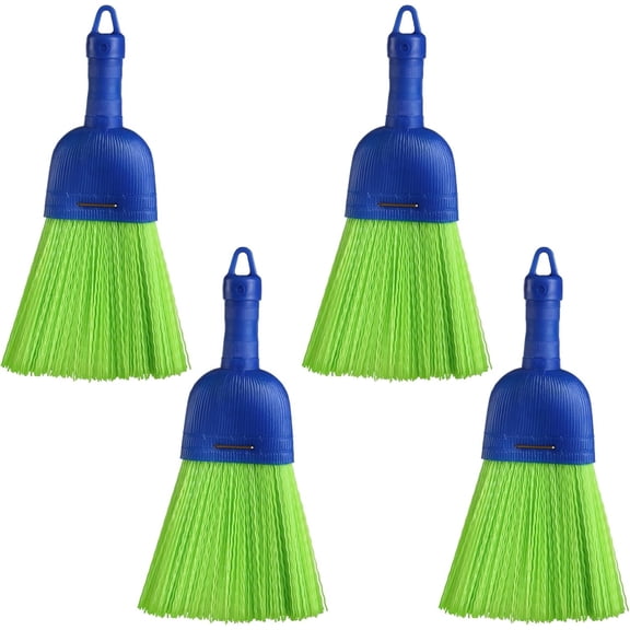 BlinkL Whisk Broom Poly Fiber Handheld Brush Hand Brush Outdoor Car Broom with Hang Hole for Cleaning Inddoor Porches Floors Decks Driveways Dirt Dust