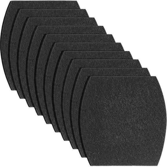 BlinkLLX 10 Pcs Activated Carbon Cat Litter Box Replacement Filters Compatible with Petmate Booda Clean Step 6.3 x 5.91 Inches Filters to Absorbs Odors and Controls Damp for Keeping Fresh