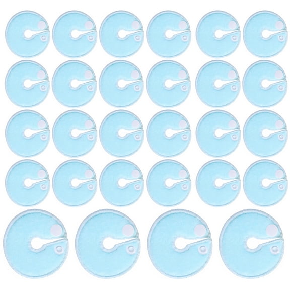 BlinkLLX 14 Packs Soft Abdominal Feeding Tube Pads Light Blue Nursing Care Covers