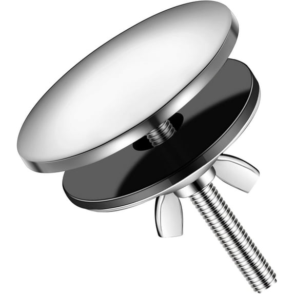 BlinkLLX 2 Inch Kitchen Sink Hole Cover Faucet Hole Cover Stainless Steel Kitchen Sink Tap Hole Plate Stopper Cover Blanking Metal Plug (Polished Chrome)