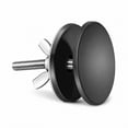 thumbnail image 1 of BlinkLLX 2 Inch Stainless Steel Matte Black Drain Stoppers with Washer, 1 of 7