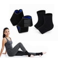 thumbnail image 1 of BlinkLLX Adjustable Ankle Braces Set with 2 Pairs Ankle Braces, Black, L, 2 Count, 1 of 6