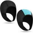 thumbnail image 1 of BlinkLLX 2 Pcs Neoprene Diving Hood Thermal Wetsuit Hood Cap Swim Caps with Chin Straps Snorkeling Neoprene Surf Beanie 2.5 mm Diving Headgear for Men Women Sailing Water Sports, 1 of 6