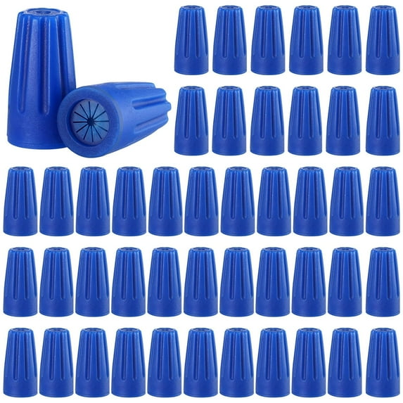 BlinkLLX 20 Pcs Waterproof Wire Electrical Connectors Outdoor Splice Terminal Electrical Connectors for 22AWG-12AWG Cable Wire Landscape(0.91 x 0.47 Inch,Blue)