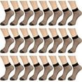 thumbnail image 1 of BlinkLLX 24 Pairs Women's Sheer Ankle Socks Thin Nylon Socks for Women Transparent High Hosiery Stockings for Women, 1 of 7