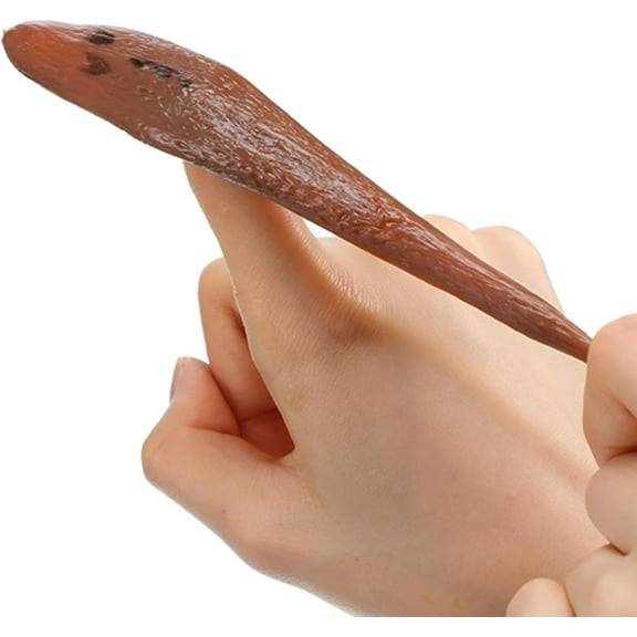 BlinkLLX 24 Pieces Funny Stretchy Poop Finger Slingshot Toys Poop Rubber Ornament Prank Fingers Slingshot Fake Toys for Flying Game Party Favor Halloween April Fools' Day Birthday Gift