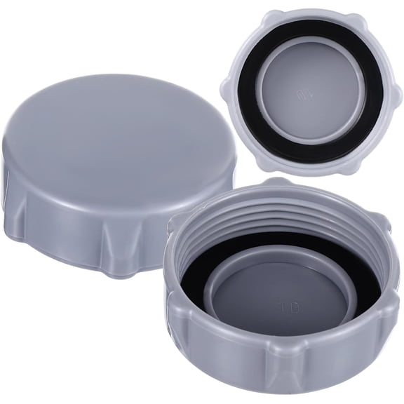 BlinkLLX 3 Pcs P6H1158 Replacement Drain Valve Cap Plastic Compatible with Pools Model P01006 Grey Swimming Pool Drain Valve Cap Compatible with Pools