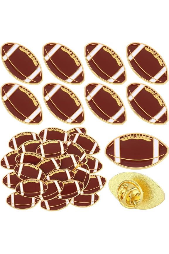 36 Pcs Sports Lapel Pins Bulk Team Enamel Pins Gift for Sport Lover School Backpack Hat Decor