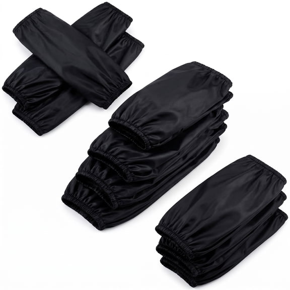 BlinkLLX 4 Pairs Waterproof Sleeves for Arms Reusable Oilproof Oversleeves PVC Farmers Arm Sleeve Cover for Cleaning Cooking