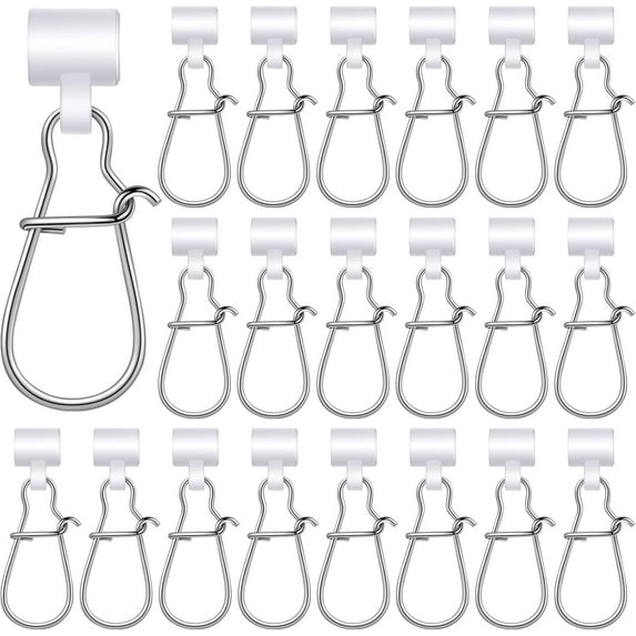 BlinkLLX 50 Pieces Fishing Line Sinker Slides with Duo Lock Fishing Clips with Hooked Snap Sinker Line Connector Tackle