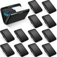 thumbnail image 1 of BlinkLLX 6 Pcs Aluminum Wallet Credit Cards Holder Multi Slim Rfid Blocking ID Credit Case Protector Metal Card Holder for Men Women(Black), 1 of 7