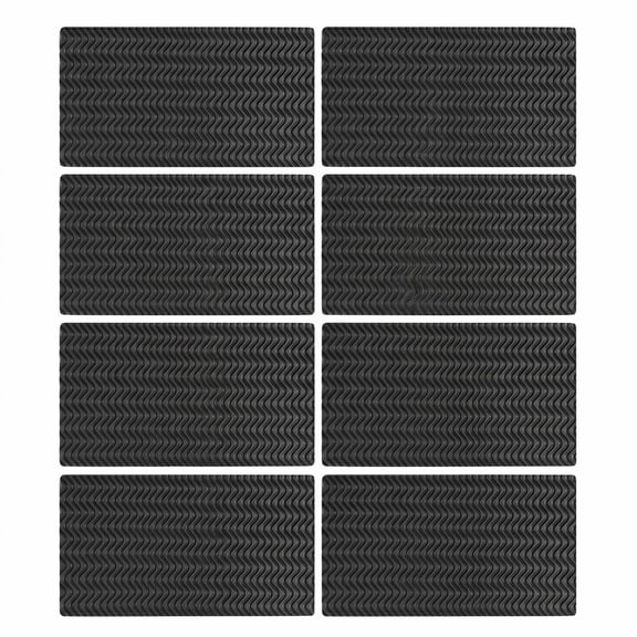 BlinkLLX 8 Pcs Shoe Grips on Bottom of Shoes No Slip Bottom Pad Self Adhesive Sole Protector Anti Slip Grips for Heel No Skid Pads for Sneakers Slippers(5.9 x 3.2 Inch,Black)