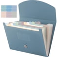 thumbnail image 1 of BlinkLLX Expanding File Folder 13 Pockets File Organizer with Labels A4 Letter Size Receipt Document Organizer Plastic Expandable Filing Folders for Office, Home(Blue), 1 of 13