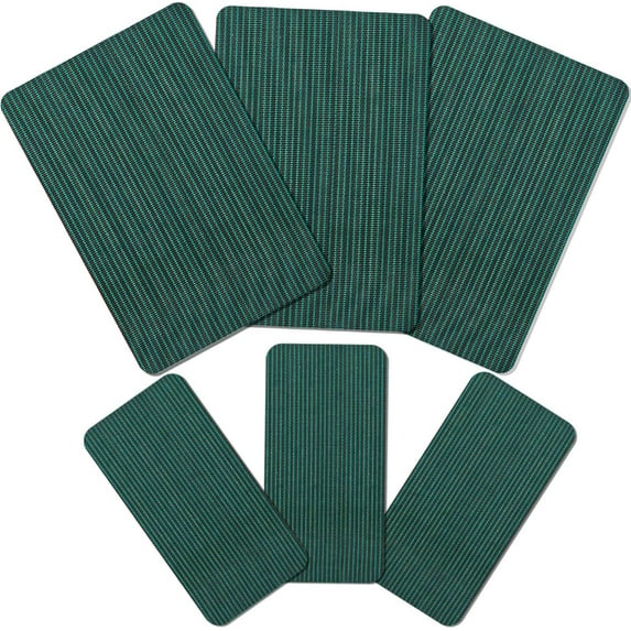 BlinkLLX Pool Safety Cover Patch Kit Swimming Pool Patch Repair Kit Self Adhesive Mesh for Inground Safety Cover, 12 x 8 Inch, 4 x 8 Inch(Green)