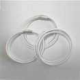 thumbnail image 1 of BlinkLLX Trash Can Bands, Hongmed Garbage Can Band Keep Trash Bag in Place, Multifunction Large Rubber Bands Fit 13 to 32 Gallon Cans, Set of 6 in White, 1 of 10
