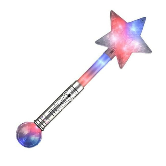 Blinkee 141031-RWB Light Up Super Star Jumbo Wand