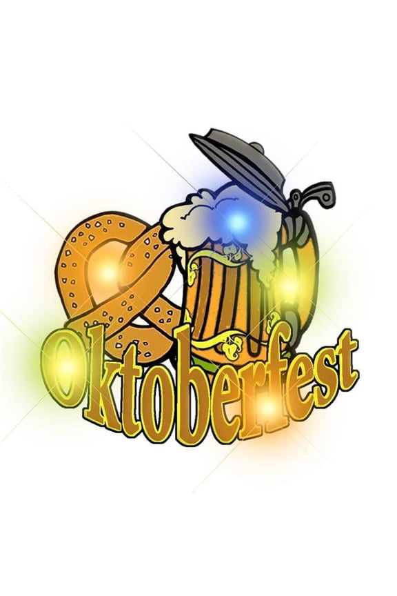 145000 Octoberfest Flashing Body Light Lapel Pins